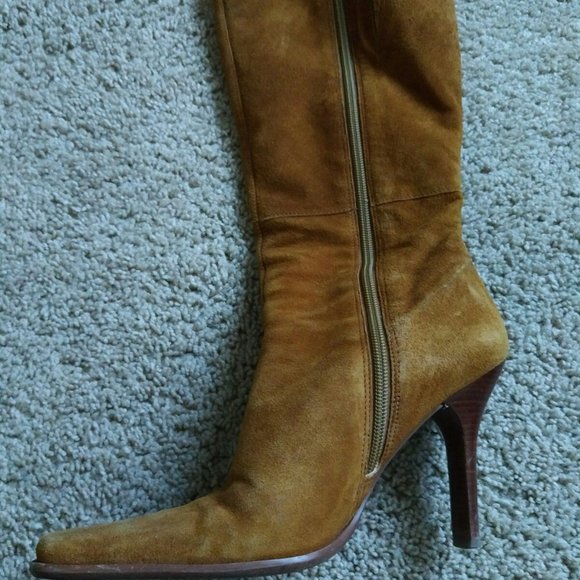 ALDO SUEDE KNEE HIGH BOOTS - Picture 4 of 9